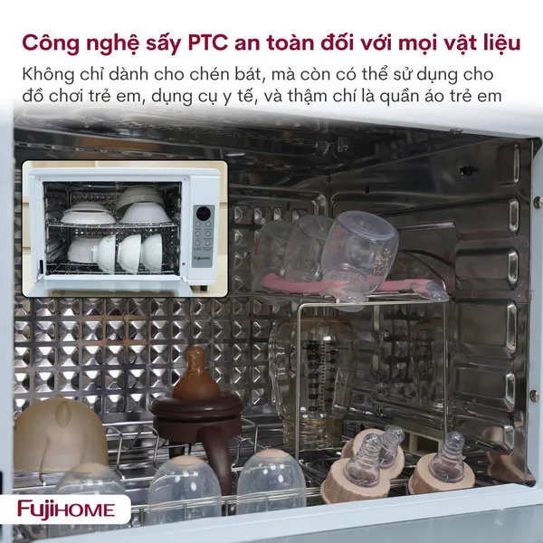 Tủ Sấy Tiệt Trùng Đa Năng Fujihome DD48
