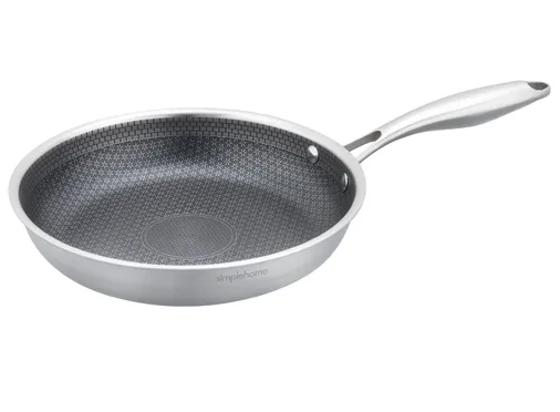 Chảo Blackcube Inox Cao Cấp 3 Lớp Đáy Liền Simplehome RWF073-24F 0