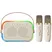 Bộ Loa Karaoke Mini Bluetooth iCore ISM69 Kèm 02 Micro
