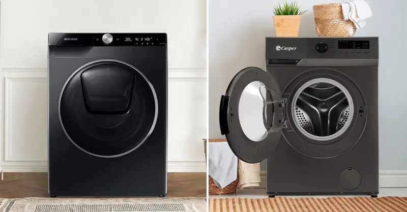 So sánh máy giặt Casper và Samsung: Lựa chọn nào đáng cân nhắc hơn