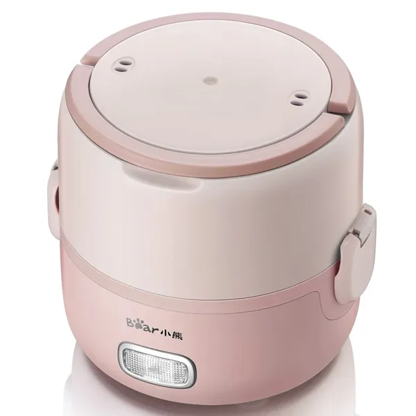 Hộp Cơm Điện Cầm Tay Bear DFH-B20S6 2 Lít - Hàng Quốc Tế - Bản Tiếng Anh