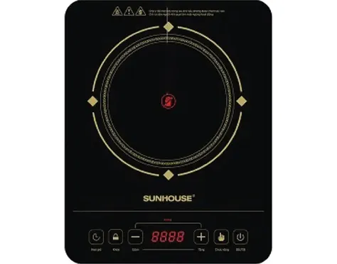 Bếp hồng ngoại đơn Sunhouse SHD6014 2000W (Tặng Kèm Vỉ Nướng)