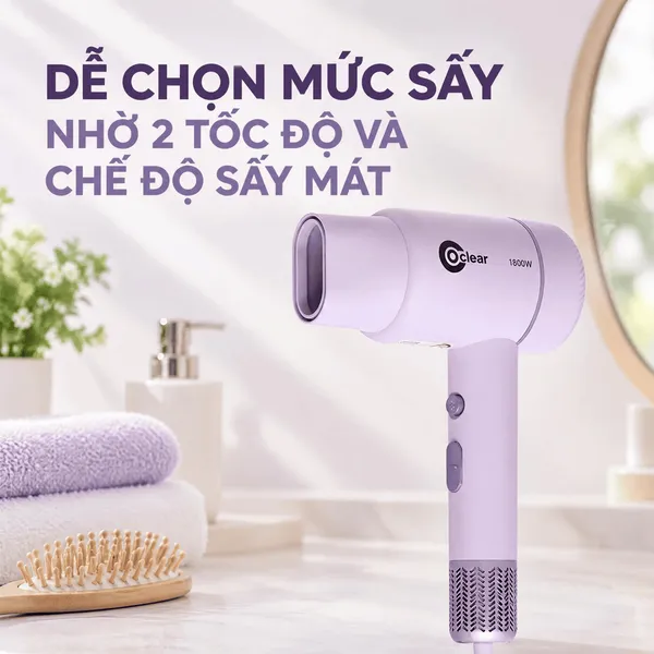Máy Sấy Tóc Tốc Độ Cao Coclear CH6627 1800W