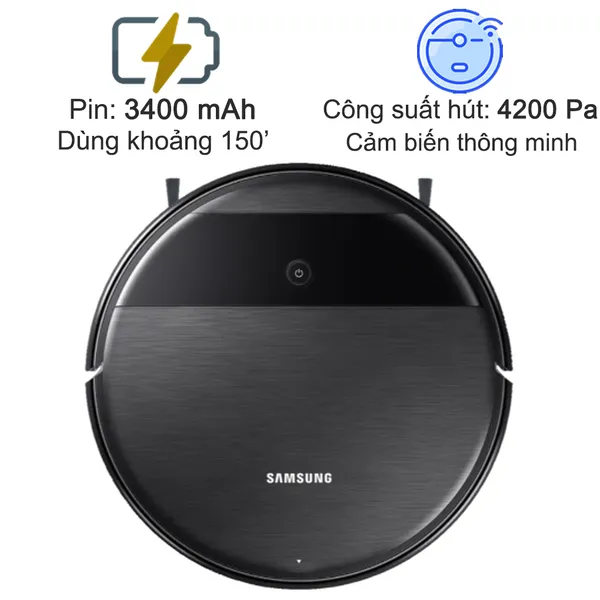 Robot Hút Bụi Samsung VR05R5050WK/SV 55W