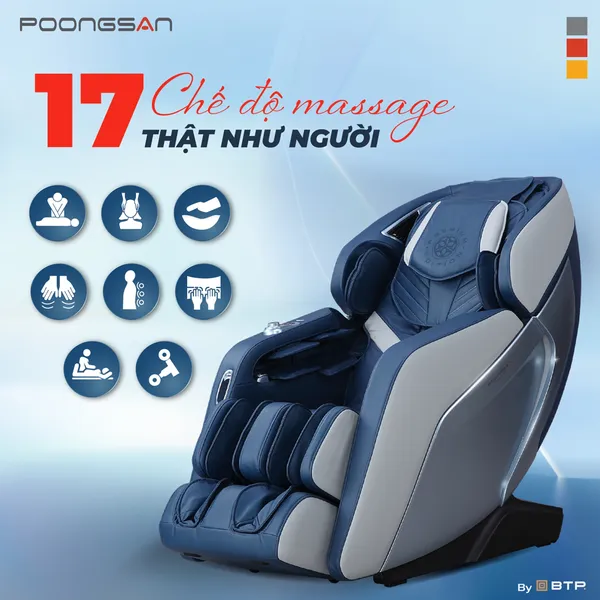 Ghế Massage Cao Cấp Poongsan MCP-804