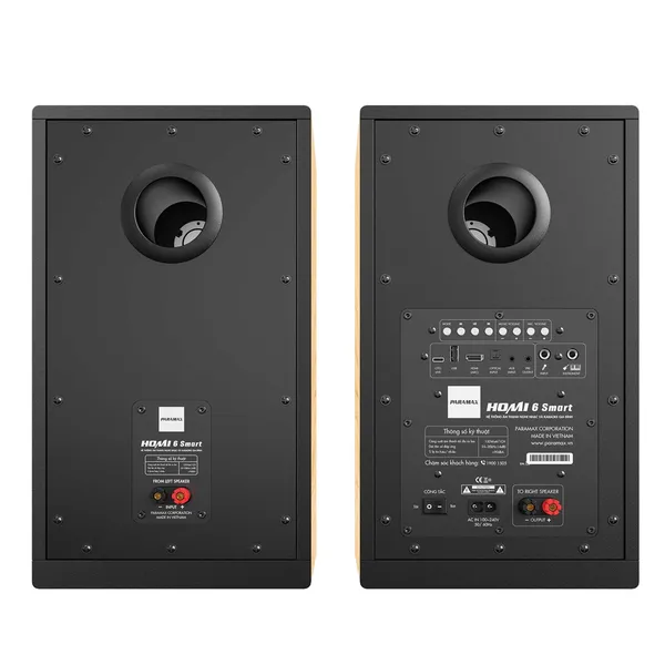 Loa Karaoke Paramax HOMI 6 Smart (Light Oak)