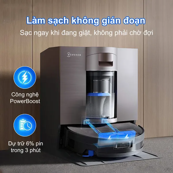 Robot Hút Bụi Lau Nhà Ecovacs Deebot X11 OmniCyclone