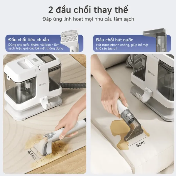 Máy Giặt Thảm Ghế Sofa Có Dây Simplus BYJH004WH01