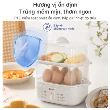 Nồi Hấp Điện Simplus DZEG007WH00 4