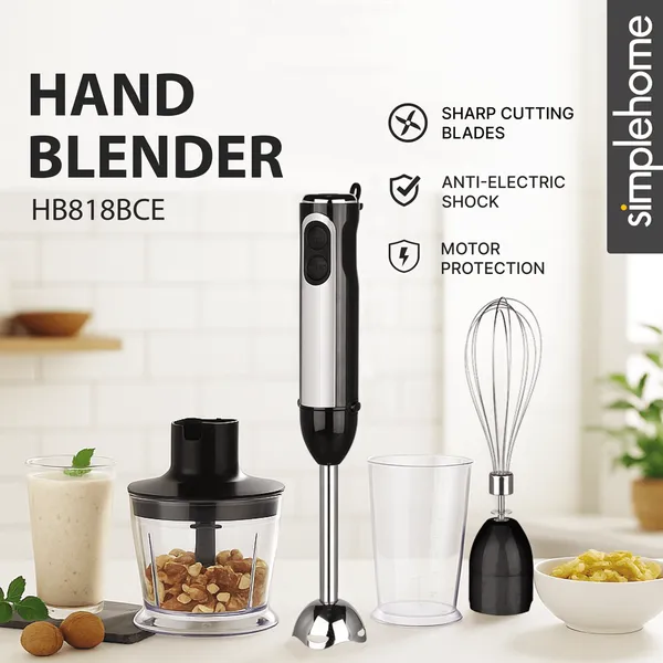 Máy Xay Sinh Tố Cầm Tay Đa Năng Simplehome HB818BCE