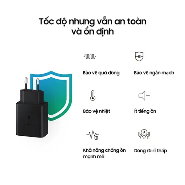 Củ Sạc Samsung Type-C 45W kèm Cáp