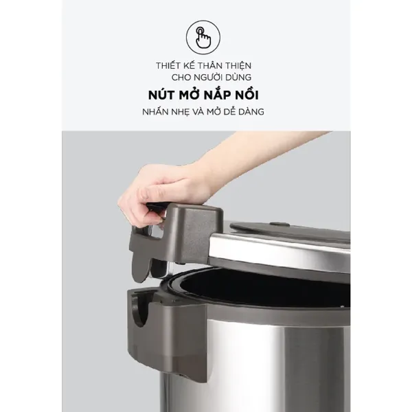 Nồi Cơm Điện Cuckoo CR-3555 Màu Đen 6.3 Lít