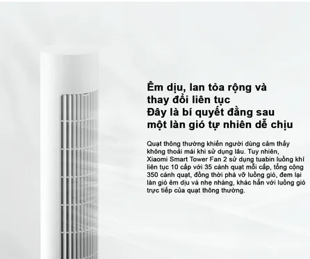 Quạt Xiaomi Smart Tower Fan 2 EU (BHR8846EU) 2