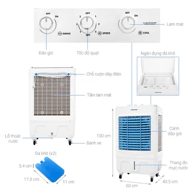 Quạt Điều Hòa Daikiosan DKA-04500A 12