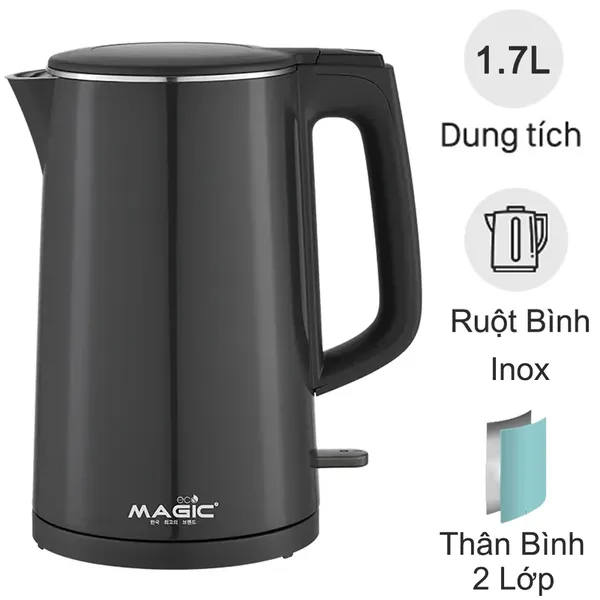 Bình Đun Siêu Tốc Magic Eco AC-40 1.7 Lít