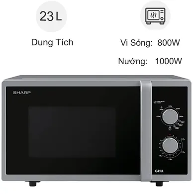 Lò vi sóng Sharp R-G322VN-S 23 lít