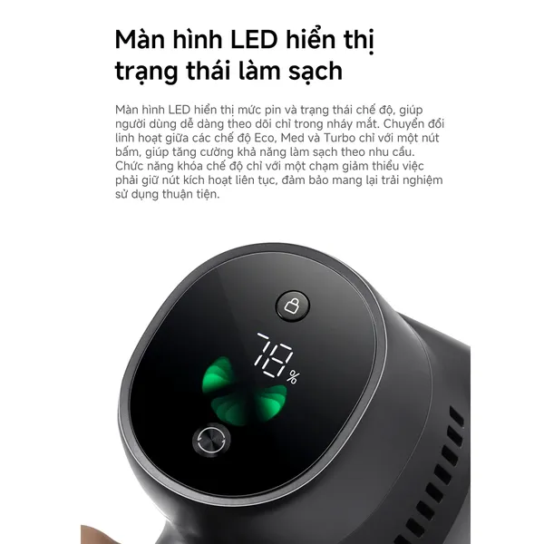Máy Hút Bụi Lau Nhà Cầm Tay Mova S4 Detect