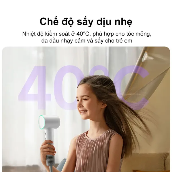 Máy Sấy Tóc Tốc Độ Cao Dreame Mini AHG11A Xanh Dương
