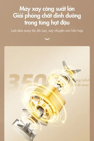 Máy Làm Sữa Hạt Đa Năng Bear PBJ-D10T1