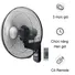 Quạt treo KDK M40M