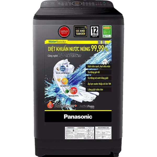 Máy Giặt Panasonic Inverter 12.5 Kg NA-FD12VR1BV