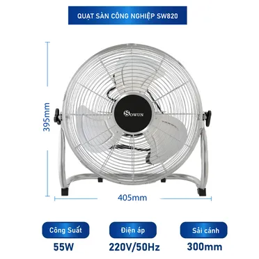 Quạt Sàn Công Nghiệp Sowun SW820 1