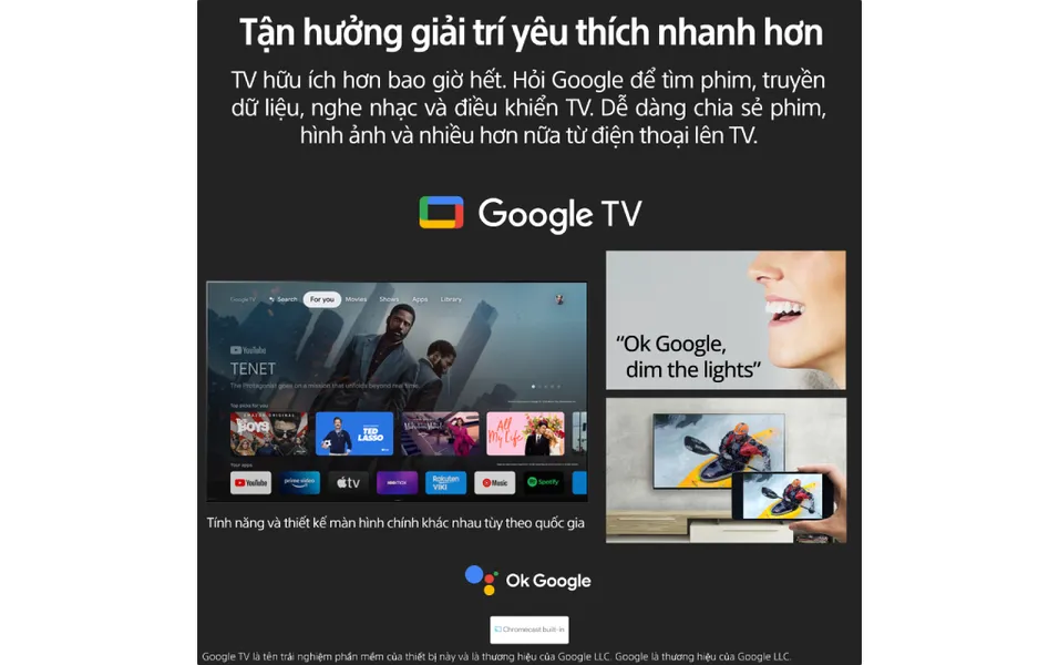 Google Tivi Sony 4K 55 Inch KD-55X75K