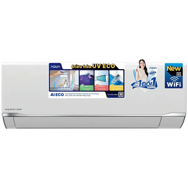 Máy Lạnh AQUA Inverter 1.5 Hp AQA-RUV13TA