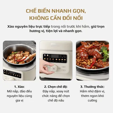 Nồi Áp Suất Điện Đa Năng Olivo PC40 4 Lít 1