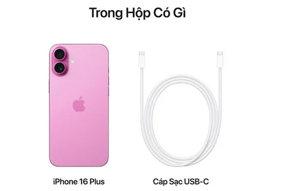 iPhone 16 Plus 128GB Hồng