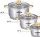 Bộ nồi inox 5 đáy Sunhouse SH781 16-20-24 cm 3