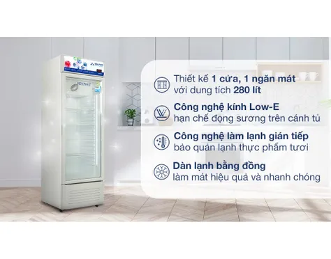 Tủ Mát Hòa Phát 280 Lít HSR D6280 0