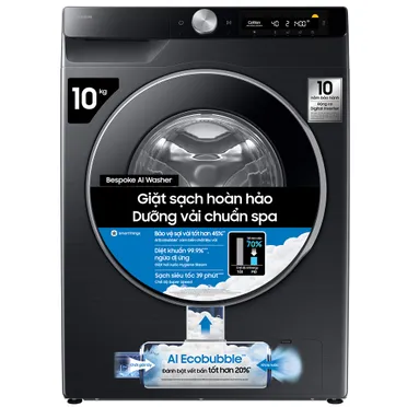 Máy Giặt Samsung AI EcoBubble Inverter 10 Kg WW10DG6U34LBSV