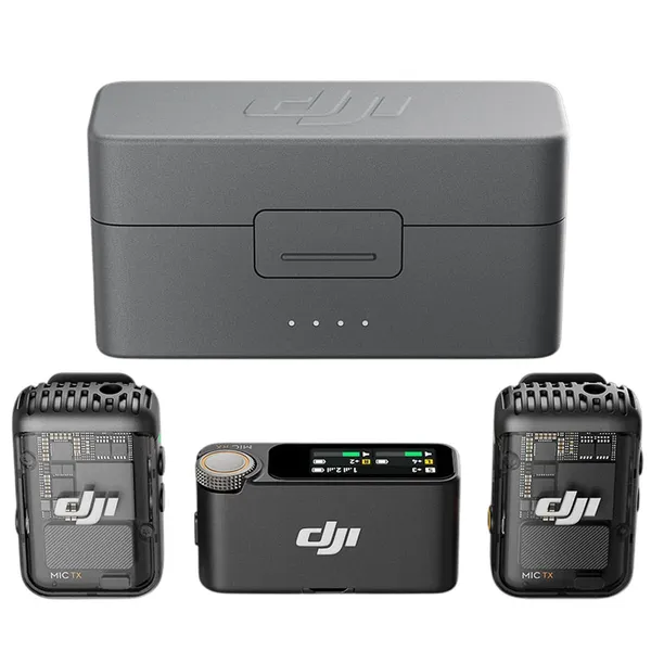 Thiết Bị Thu Âm Không Dây DJI Mic 2 (2TX + 1RX + 1 Hộp sạc Mic) _DMT02&DMR02&DMC02