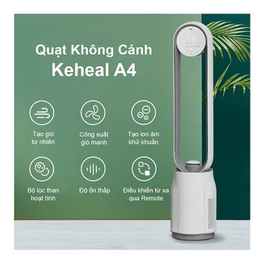Quạt Không Cánh Kết Hợp Lọc Không Khí Keheal A4 1