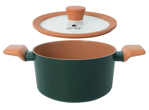 Bộ Nồi Chống Dính Ceramic Elmich Harmony EL5246PT01 Size 18, 20, 24cm 0