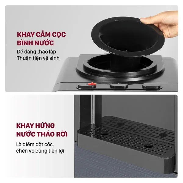 Cây Nước Nóng Lạnh Fujihome WD675C-B