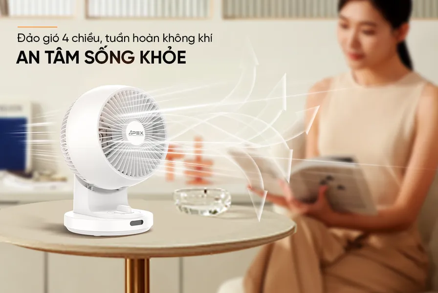 Quạt Tuần Hoàn Không Khí Sunhouse Apex APF7310W 22W