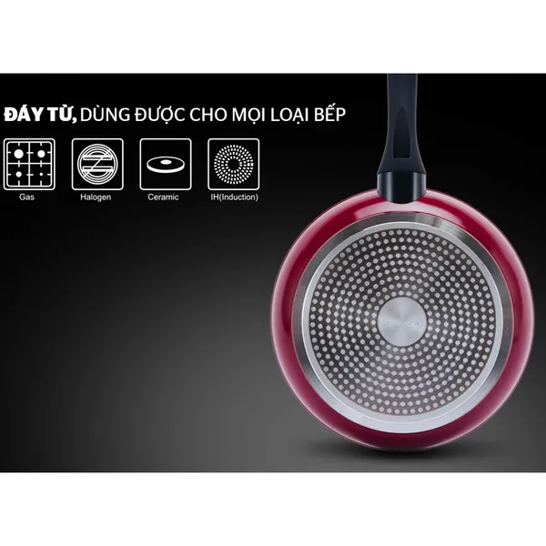 Chảo Đá Hoa Cương Đáy Từ Sunhouse SFP24B