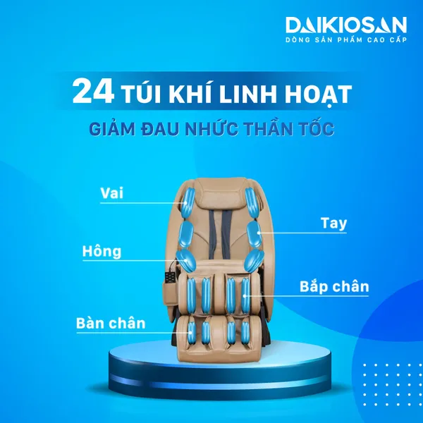Ghế massage Daikiosan DKGM-10001