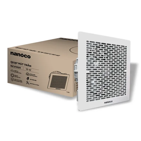 Quạt Hút Âm Trần Nanoco NCV1520