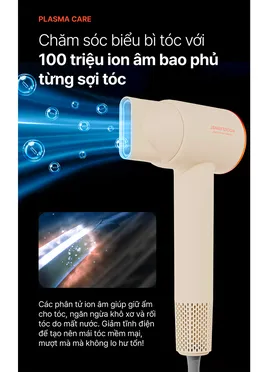 Máy Sấy Tóc Tốc Độ Cao Jenniferoom JRG-HD1502LOM 1450W 4