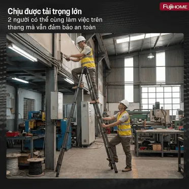 Thang Thép Rút Gọn Chữ A Fujihome STLA58 0