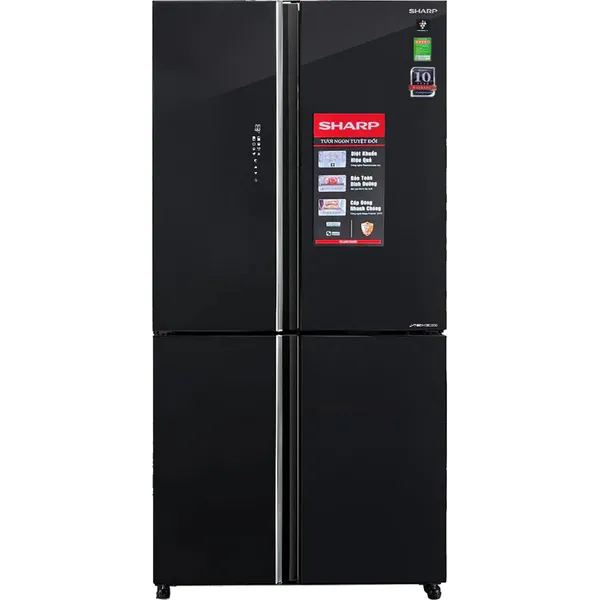 Tủ Lạnh Sharp Inverter 572 Lít SJ-FXP640VG-BK