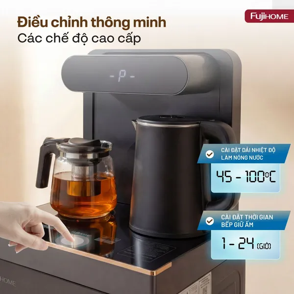 Cây Nước Nóng Lạnh Kết Hợp Bàn Pha Trà, Cafe Fujihome TB392N