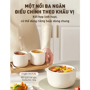 Nồi Nấu Chậm Cho Bé Ăn Dặm Joyoung JSC-187 1.8 Lít 11