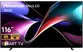 Smart Tivi Hisense MiniLED RGB 4K 116 Inch 116UX