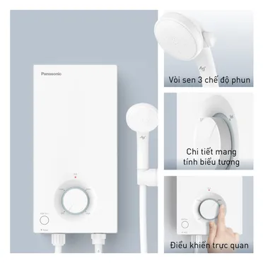 Máy Nước Nóng Trực Tiếp Panasonic DH-4VS1VW 4500W - Xuất Xứ Malaysia 7