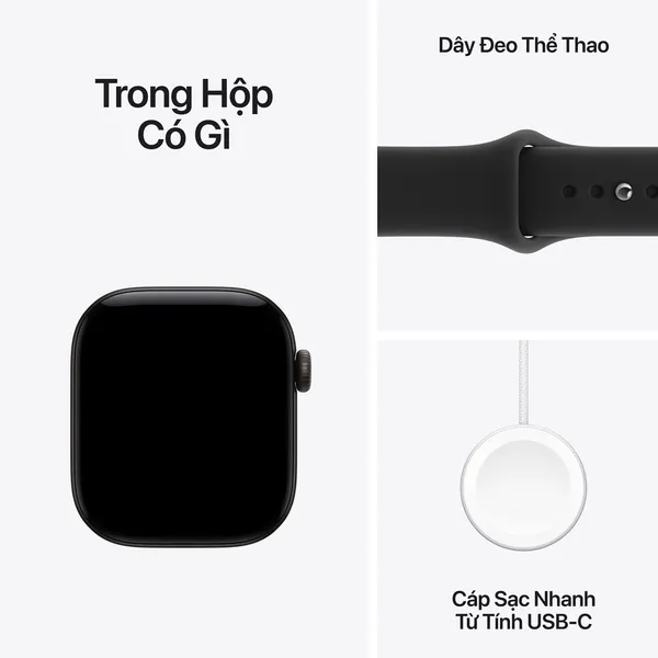 Apple Watch Series 12 GPS 46mm Viền Nhôm Dây Silicone