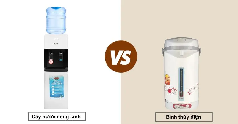 Nên mua cây nước nóng lạnh hay bình thủy điện?